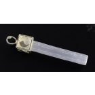 Szelenit kristály medál, jin-jang