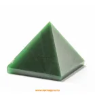 Zöld jáde energetizáló piramis- 3,5-4 cm