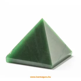 Zöld jáde energetizáló piramis- 3,5-4 cm