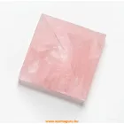 Rózsakvarc energetizáló piramis - 5 cm
