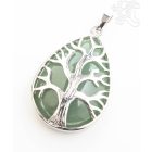Életfa medál aventurin kővel