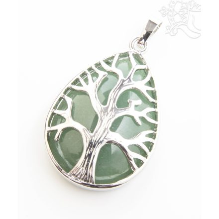Életfa medál aventurin kővel