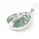 Életfa medál aventurin kővel