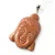 Goldstone Buddha fej kristály medál
