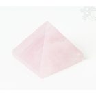 Rózsakvarc energetizáló piramis - 2,5 cm