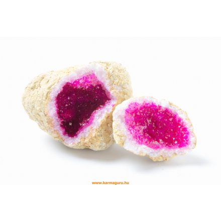 Pink kvarc geóda - 7 cm