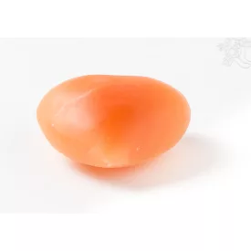 Szelenit narancssárga kristály szív - 6 cm
