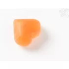 Szelenit narancssárga kristály szív - 4 cm