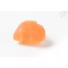 Szelenit narancssárga kristály szív - 4 cm