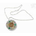 Orgonit kristály nyaklánc, malachit-citrin