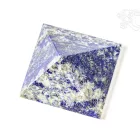Lápisz lazuli energetizáló piramis - 5 cm