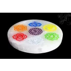 Szelenit kristály korong - 7 csakra