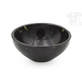 Fekete turmalin tálka – 5,5 cm