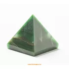 Zöld jáde energetizáló piramis - 6 cm