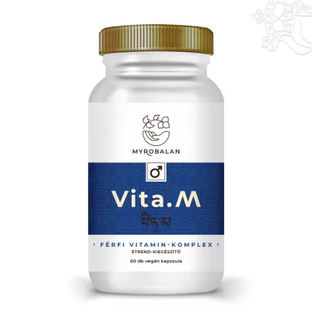 Vita.M férfi vitamin-komplex 2 x 30 db kapszula (kétkomponensű) - Myrobalan