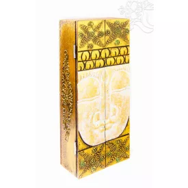 Kulcstartó szekrény - Buddha arccal- arany