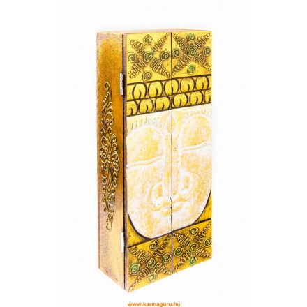 Kulcstartó szekrény - Buddha arccal- arany