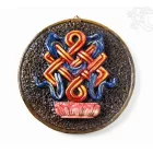 Agyag tibeti 8 szerencsejel falidísz szett