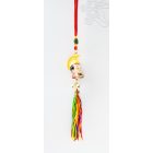 Kulcstartó/szerencse lógó szerzetessel