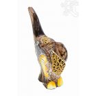 Fa elefánt, mintás kicsi - 11,5 cm