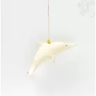 Delfines fa szélcsengő fém kolomppal