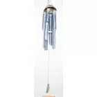 Bambusz szélcsengő, kék - 70 cm