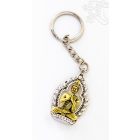 Fém Buddha kulcstartó