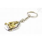 Fém Buddha kulcstartó