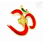 Fém fali függő - OM, Ganesha