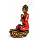 Imádkozó Buddha mécsestartó