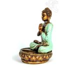 Imádkozó Buddha mécsestartó