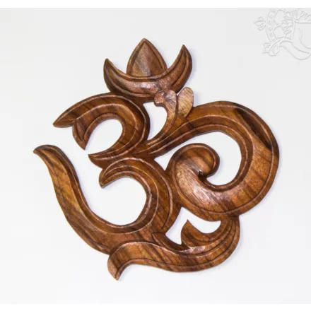 Om alakú rózsafa fali függő - 27 cm