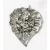 Ganesha Bódhi levélen aluminium fali függő
