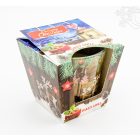 Dísz poharas illatgyertya - karácsonyi sült alma