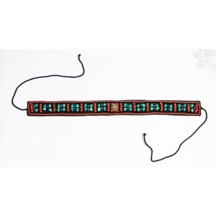 Tibeti dísz öv köves díszítéssel
