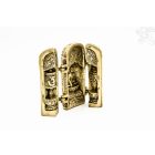 Buddha nyitható oltár réz matt sárga