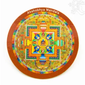 Akshobhya mandala vékony hűtőmágnes