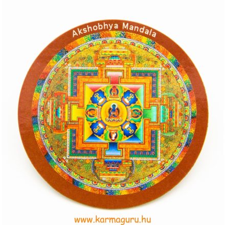 Akshobhya mandala vékony hűtőmágnes