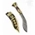 Tradicionális díszes nepáli khukuri kés - 29 cm
