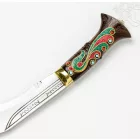 Tradicionális díszes nepáli khukuri kés - 41 cm
