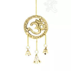 Gayatri mantra függődísz harangokkal - 25,5 cm
