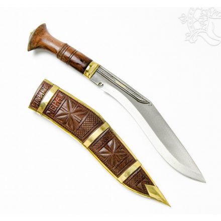 Tradicionális díszes nepáli khukuri kés - 40 cm