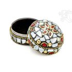 Firoza ékszertartó doboz - kövekkel kirakott - kicsi