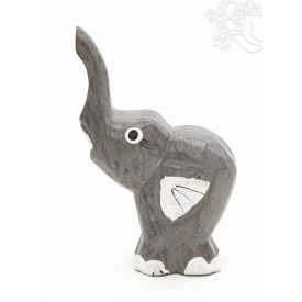 Fa elefánt, szürke kicsi - 15 cm