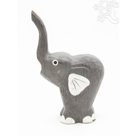 Fa elefánt, szürke nagy - 19 cm