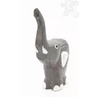 Fa elefánt, szürke nagy - 19 cm