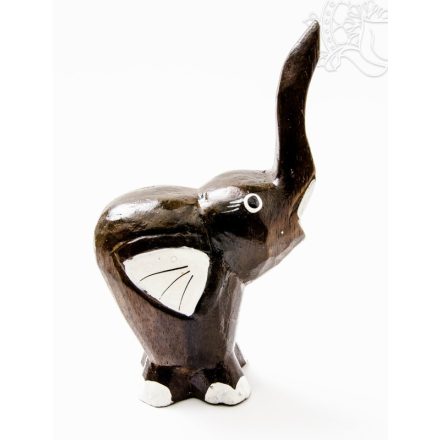 Fa elefánt, barna nagy - 19 cm