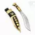 Tradicionális díszes nepáli khukuri kés - 36 cm