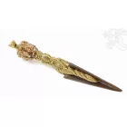 Három fémes Hayagriva phurba - 20 cm