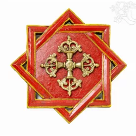 Buddhista fali kép dorjéval - 20 cm